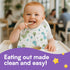 Eli with Love Individually Wrapped Disposable Bibs - Waterproof Baby Feeding Bibs