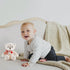 11.4 Small Teddy Bear with Heart Cute White Teddy Bear Stuffed Animals Soft Stuffed Bear Plush Bear Plushie Toys Gifts