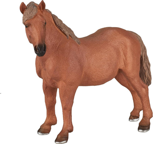 MOJO Suffolk Punch Mare - Realistic Horse Toy Replica, Hand Painted Figurine