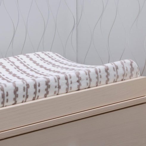 Urban Jungle Gray & White Baby Changing Pad Cover by Lambs & Ivy