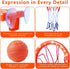 OBTANIM Set Bathtub Fun Basketball Hoop Balls Bathroom Shooting Game Toy for Toddler Kids Children Baby Bath Tub