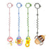 Toy Straps for Baby, RTMOK Silicone Set Pacifier Clip, Applies to Car Seat Toy, Teether Toy, Stroller Accessories