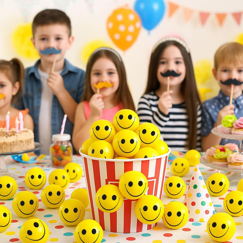 LovesTown 40PCS Stress Balls Bulk, 2 Inch Sensory Toys for Kids, Squishies Fidget Toys for Stress Relief, Party Supplies
