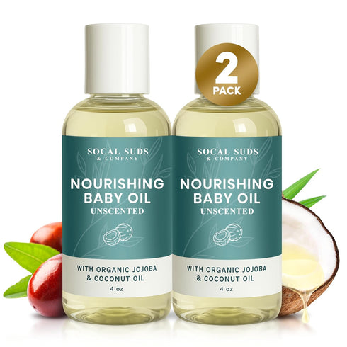 SoCal Suds & Company Natural & Organic Baby Oil - Nourishing Skin