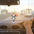 Black and White Solar Dancing Panda Bear - Shaking Doll for Car Dashboard and Home Decor