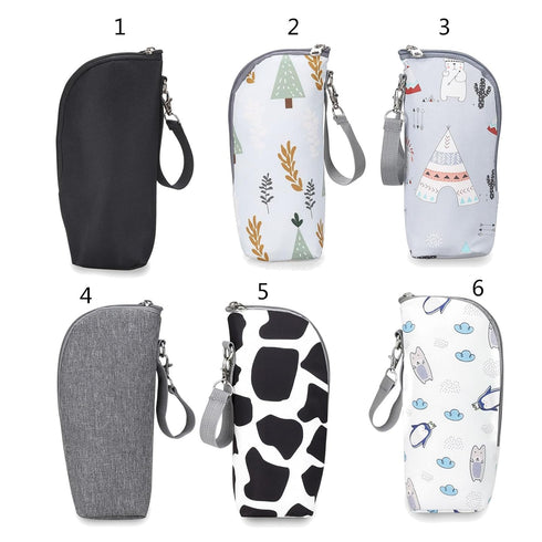 LFRXION Portable Milk Bottle Bag for Baby Feeding Lightweight Bottle Holder Storage Bottle Organiser