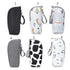 Qsvbeeqj Travel Milk Warmer Bag Infant Feeding Bottle Protective Cover Insulation Pouch Portable Organiser Bag Nursing