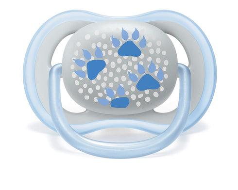 6-18 4 Pack, SCF085/09 Philips AVENT Ultra Air Pacifier, Months, Bear/paw