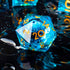 YEMEKO D20 22MM 20 Beholder'S Eye Dice Dragon Eye DND Single with Resin Sharp Edge Sided D&D Handmade Polyhedral