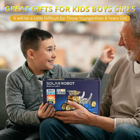 8-13, 12-in-1 9 10 11 12, 8+ RAESOOT STEM Toys for Kids Age Solar Robot Building Science Kits for Boys Girls Teen Age