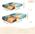 Bseiialft 52 28 Cyan Orange Marble Crib Sheets for Boys Girls Soft and Breathable Cotton Baby Sheets for Standard Crib