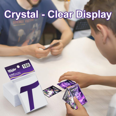 6000ct Card Sleeves for Trading Card,Soft Penny Baseball Card Sleeves,Clear Plastic Card Protectors Fit
