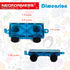 2 Piece Magnetic Tiles Car Set, Truck Kit Toy with Stronger Magnets, Educational Building Tile Blocks for Girls and