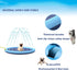 Splash Sprinkler Pad for Dogs Kids, Non-Slip Pet Thickened Durable Wading Bath Pools