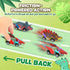 3-5 6 Pack 3 4 5 EASYFUN Dinosaur Toys for Kids Pull Back Toy Cars Dino Toys for and Up Boys Girls Dinosaur Games