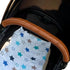 Baby Stroller Leather Armrest Handle Cover, Brown Compatible with Mima Xari Stroller, Protective Bumper Sleeve