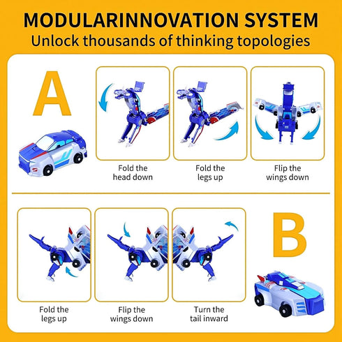 Co-opting 2 1 Collision Transforming Dinosaur Car Toy, in Magnetic Cars Transform into Dinosaur Toys