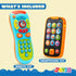 JOYIN My Learning Remote and Phone Bundle - Music Smartphone Toys for Baby, Infants, Kids, Holiday Gifts