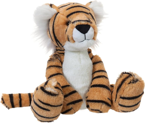 8 Inch Apricot Lamb Toys Plush Classic Tiger Stuffed Animal (Yellow Tiger) - Soft Cuddly Perfect for Child