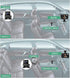 Oreilet 4.3" 1080P 360 150 2 Baby Car MirrorCamera, Rear Facing Backseat Baby Monitor Seat Mirror, Night Vision