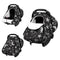 Winter Car Seat Cover Baby, GFU Warm Carseat Cover for Babies, Universal