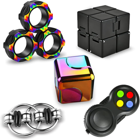 Dr.Kbder 5 Pcs Fidget Toys Adults Set, EDC Cool Desk Gadgets Office
