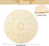 Star Pendulum Board Wooden Dowsing Board for Divination, Metaphysical Message Board for Witchcraft Supplies (5.9 Inch)