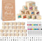 Aisharery 117 Pcs Baby Shower Blocks to Decorate Game Kit Includes 52 Wooden