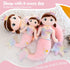 Mermaid Stuffed Animal Plush, 31.5in Cute Soft Pink Hugging Mermaid Plushies, Kawaii Birthday Gift for Adults Kids