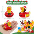 50Pcs Christmas Rubber Ducks for Boys, Girls, Kids and Toddlers,Christmas Ducks for Jeeps Ducking, Xmas Themed Duck