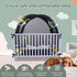 Crib Tent, Pop Up Safet Crib Net to Keep Baby from Climbing Out, Breathable & Skin-Friendly Mesh Crib Cover, Strong