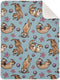 Ollabaky Otters Baby Blanket for Boys Girls Cotton Throw Blanket Swaddle Blanket for
