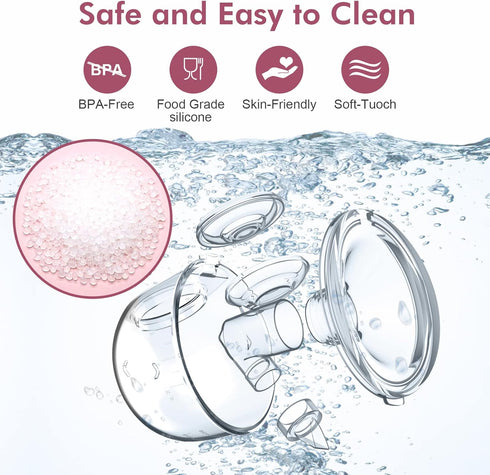 3 9 24 mm 2 NaNaLazy Wearable Breast Pump Hands Free of Longer Battery Life & LED Display, Portable Electric Breast