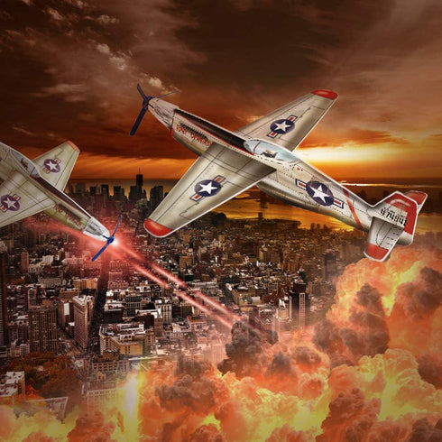 24 Pack War Glider Planes – Toy Glider Plane with 6 Different Designs, Easy Assembly, Party Favors for Kids, Birthday &