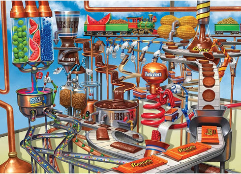 MasterPieces 1000 Piece Jigsaw Puzzle for Adults, Hershey's Chocolate Factory, 19.25"x26.75"