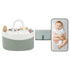 Comfy Cubs Rope Diaper Caddy Organizer and Baby Changing Pad Compact Size