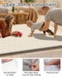 50" 50" TINYHARBO Premium Foam Baby Play Mat x with Removable Cover, Extra Thick Padding Playpen Mat, Non-Slip Floor