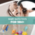 Hely Cancy Infant Bath Toys for 18 Months - No Hole Animal Bathtub Toys for Baby Bath Tub