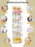 6 1 Pack, Over Door Hanging Organizer with Shelves, Stuffed Animal Storage - Behind Door Storage for Plush/Bedroom