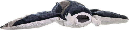 Wild Republic 12 inches Manta Ray Cuddlekins Plush Toy - Gift for Kids, Fill is Recycled Water Bottles (22475)
