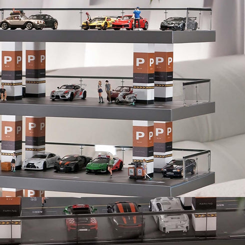 1/64 Die-cast Car Display Case, Alloy Car Model Display Box, Transparent Acrylic Dustproof Display Case for Hot Wheels