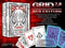 Bicycle Grid 2.0 Red Playing Cards - Poker Size Glows Under Ultraviolet Light