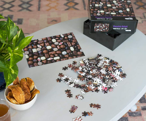 Chocolate Delight 1000 Piece Candy Puzzle for Adults and Kids - Jigsaw Puzzle Fun