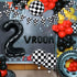 134pcs Balloons Race Car Birthday Party Supplies - Racing Car Theme Decorations, Happy Birthday Racecar Number Balloons