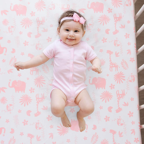 Set 4 Set Set Baby Crib Bedding with Baby Blanket Bundle, Piece Cartoon Crib Bedding & Soft Warm Baby Receiving