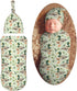 Farm Animal Cute Mallard Duck Newborn Swaddle Blankets Hat Sets Soft Baby