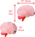 GIANTmicrobes Gigantic 17" Brain Organ Plush, Unique Brain Stuffed Animal Gift for Neurologist and Recovery
