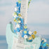 Set, 1125PCS Set, Flower Bouquet Guitar Building Blocks Music Instruments Guitar Bricks Gifts for Adults and Kids