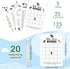Yinder 145 Pieces Baby Shower Games for Boy or Girl, Game Activities Cards with 20 Pencils, Simple Style
