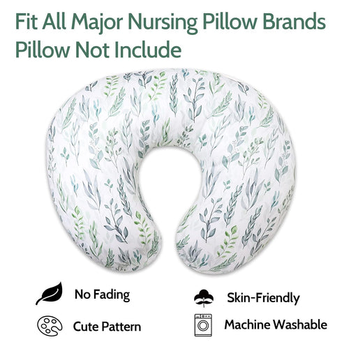Nursing Pillow Cover Stretchy Removable Cover for Breastfeeding Pillows, Ultra Soft Comfortable Slipcover for Baby Girl